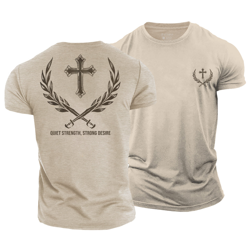 Quiet Strength, Strong Desire Cotton T-Shirt