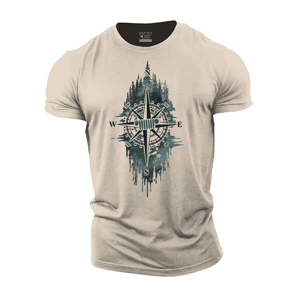 Wilderness Compass Cotton T-Shirt