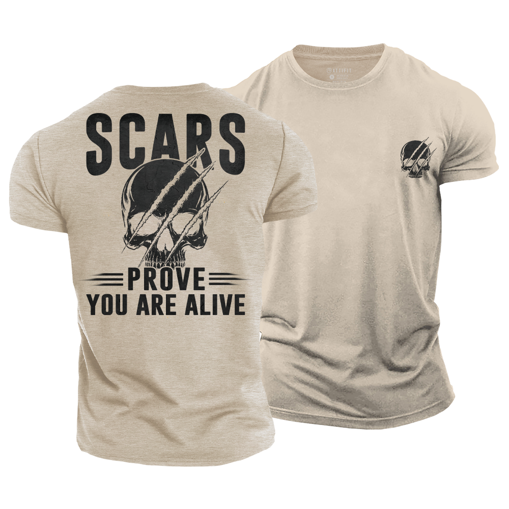 Scars Mean Alive Cotton T-Shirt