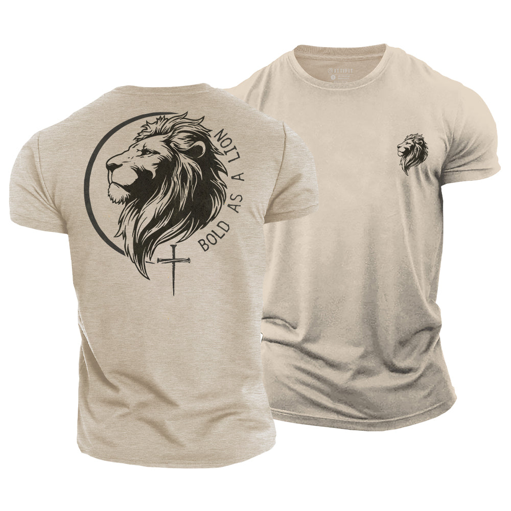 Bold as a Lion Cotton T-Shirt
