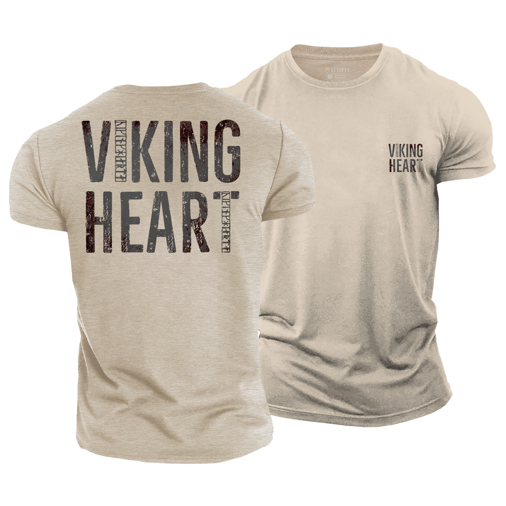 T-shirts graphiques Viking en coton