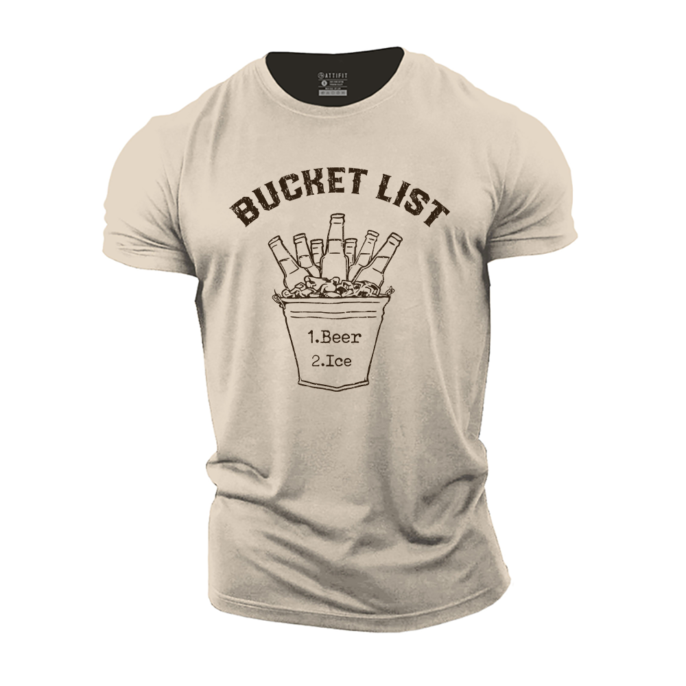 Beer & Ice Cotton T-Shirt