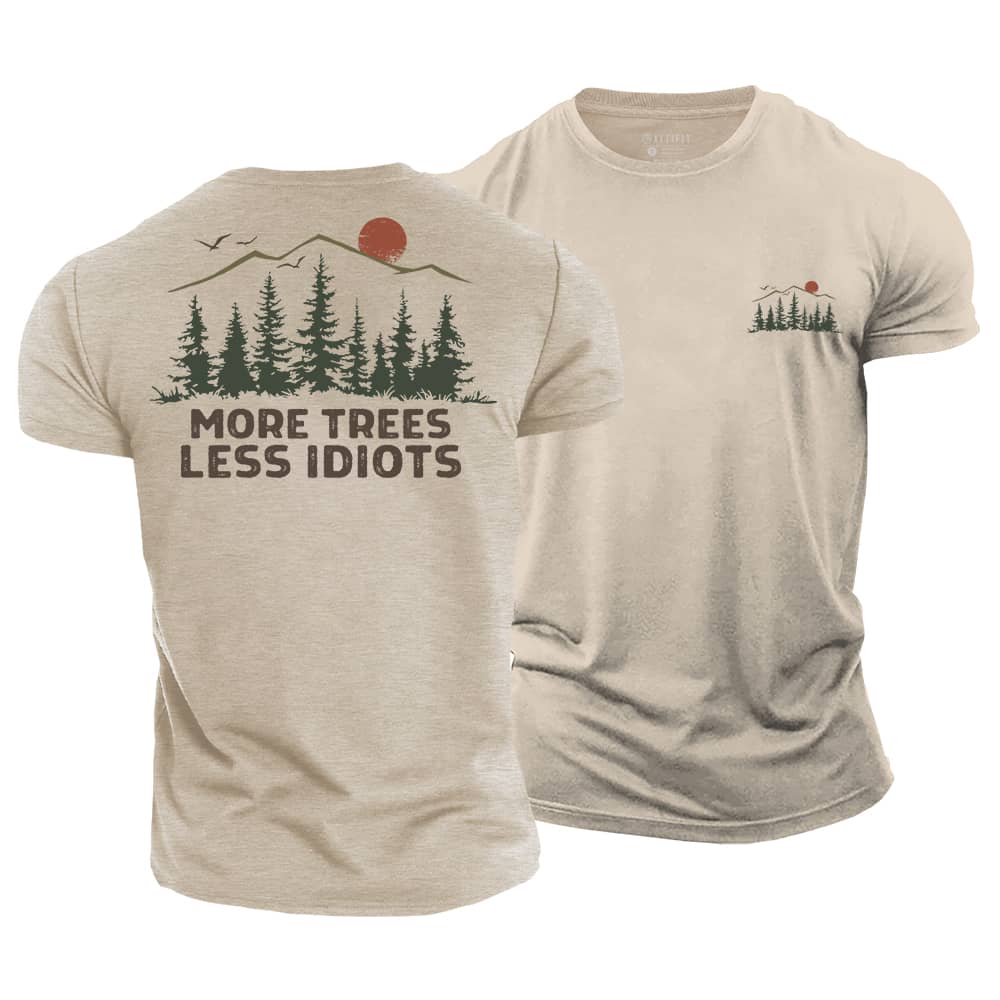 Less Idiots Cotton T-Shirt