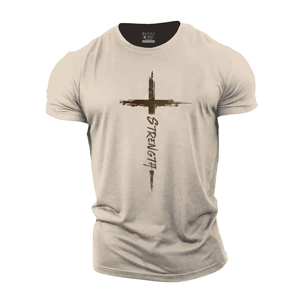 Strength Cross Cotton T-Shirt