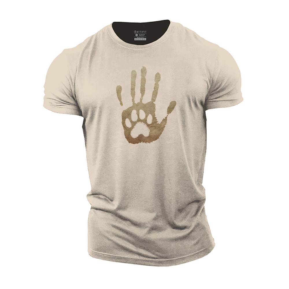 Human & Dog Cotton T-Shirt