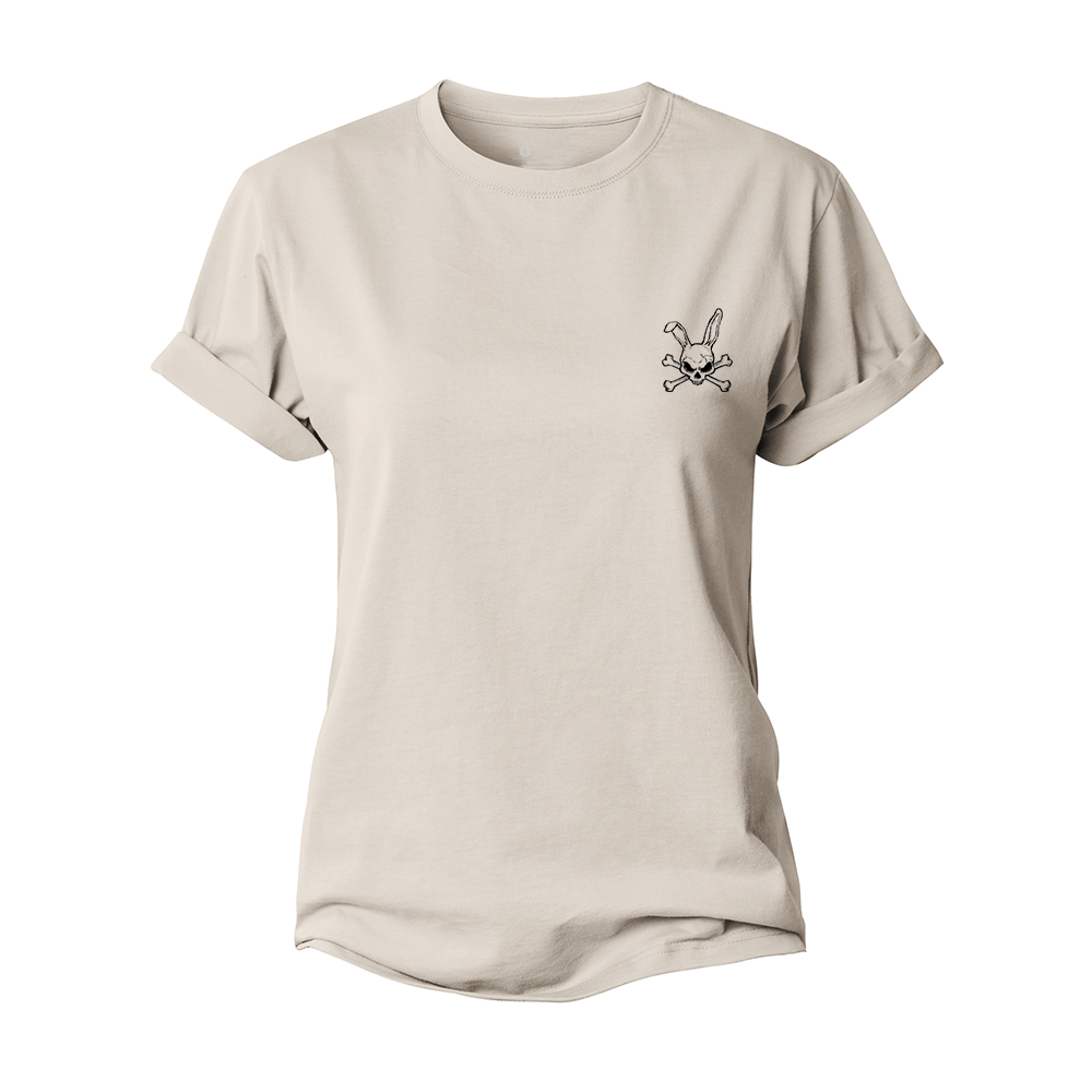 Skeleton Rabbit Women's Cotton T-Shirt