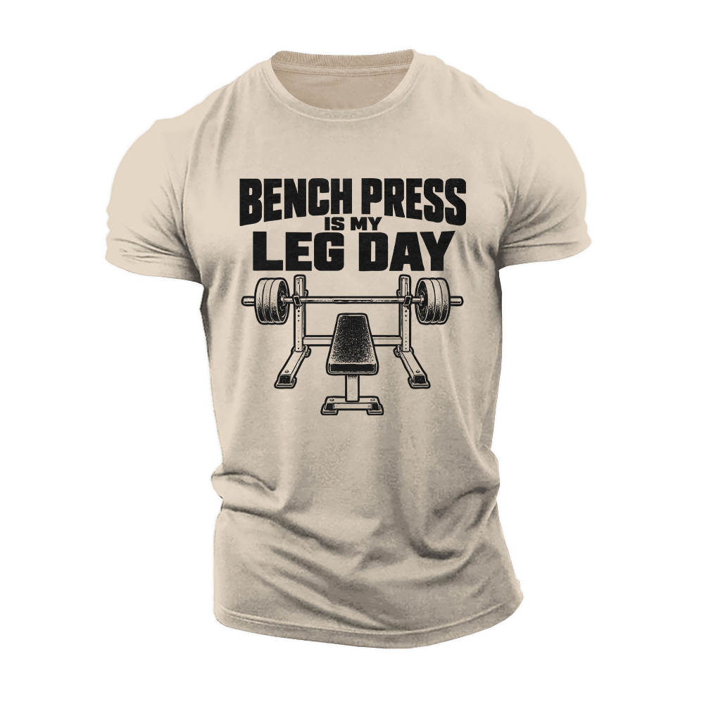 Bench Press Humor Cotton T-Shirt