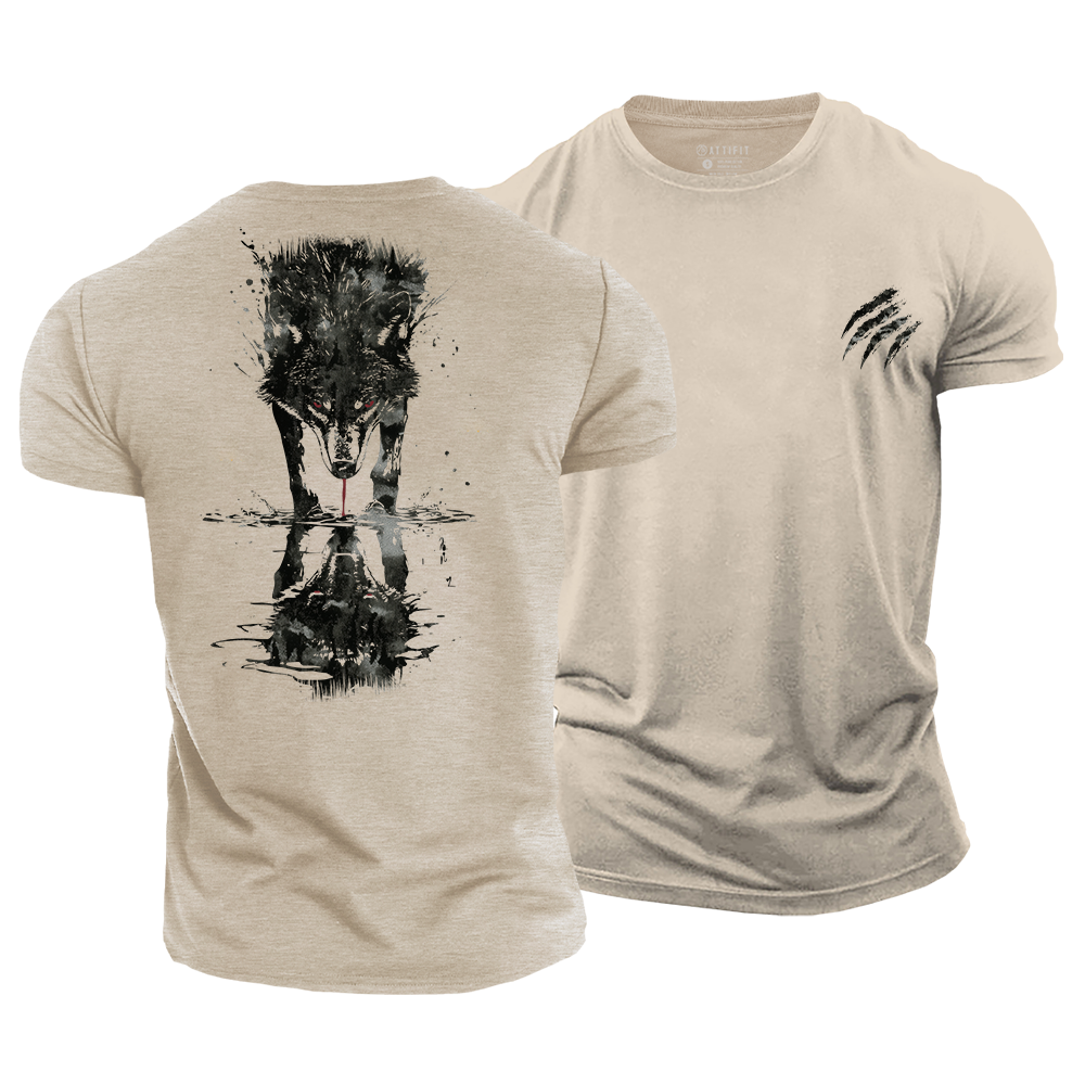 Wikinger-Grafik-T-Shirts aus Baumwolle
