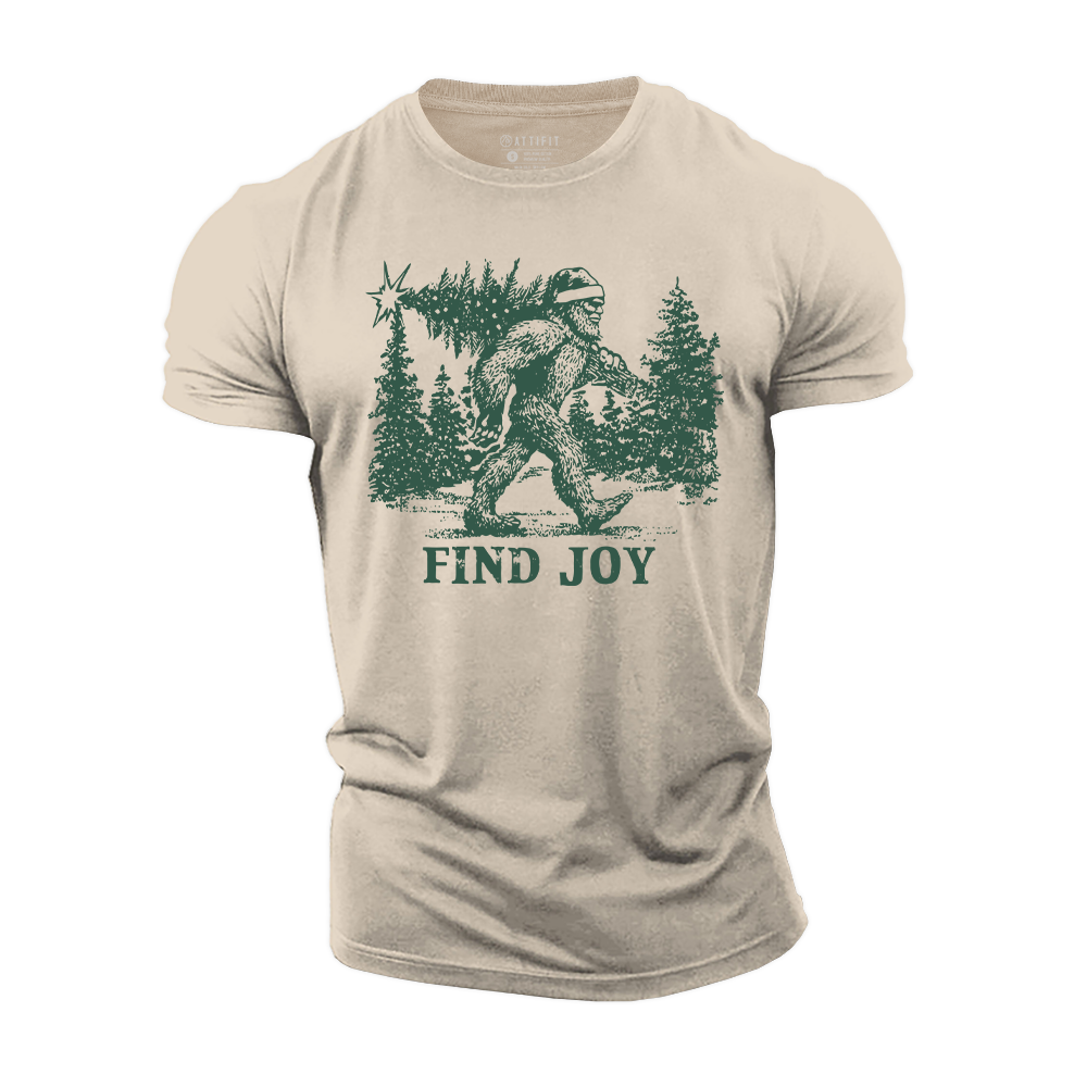 Find Joy Sasquatch Cotton T-Shirt