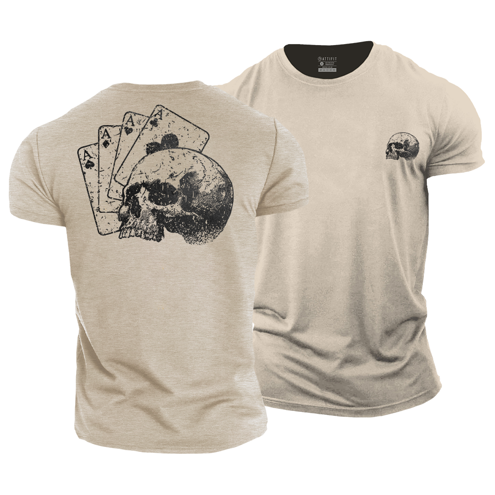 Ace of Skulls Cotton T-Shirt