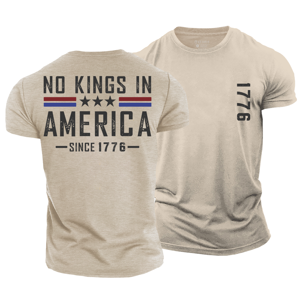 No Kings in America Cotton T-Shirt