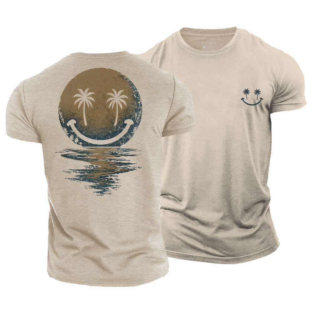 Island Life Smile Cotton T-Shirt