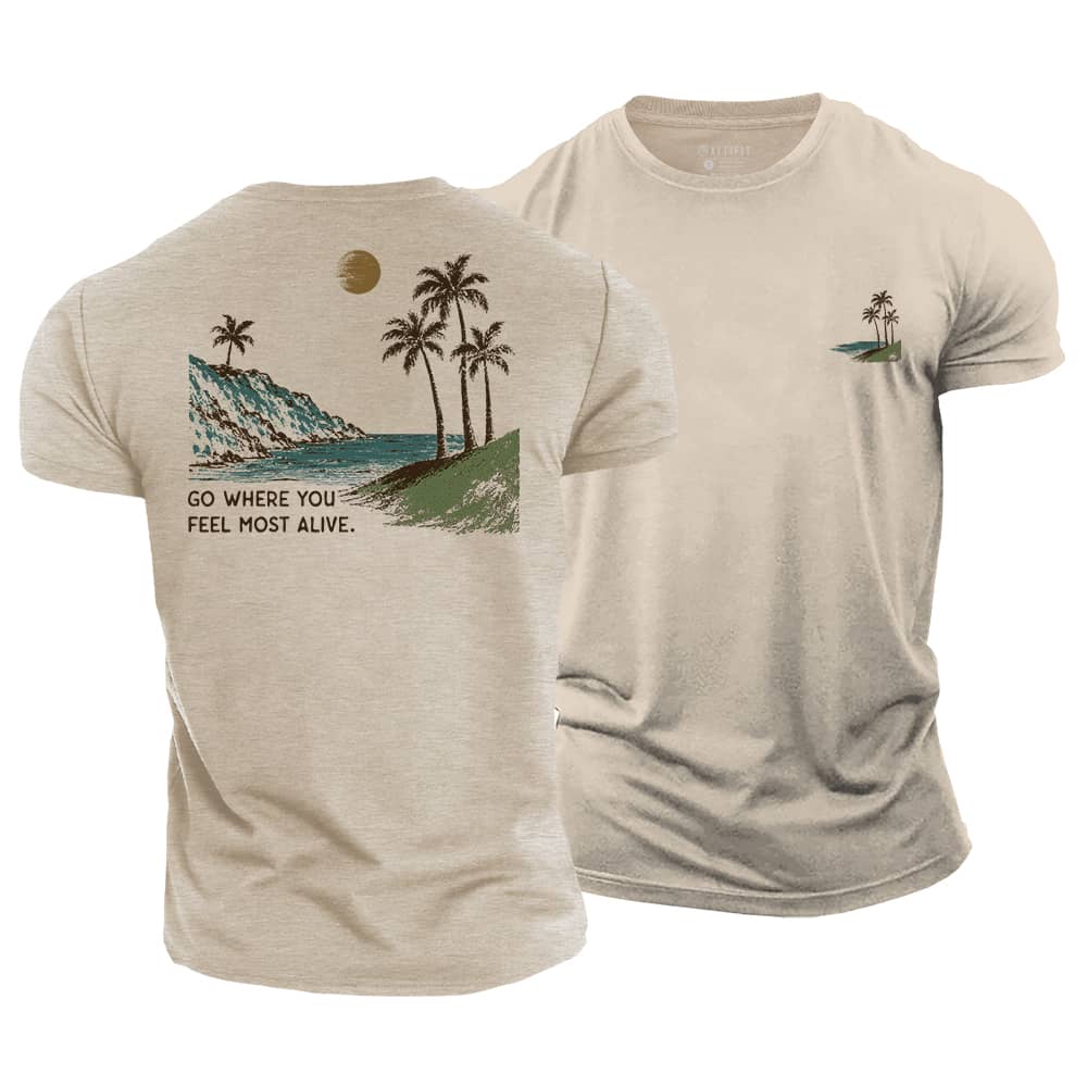 Feel Alive Cotton T-Shirt