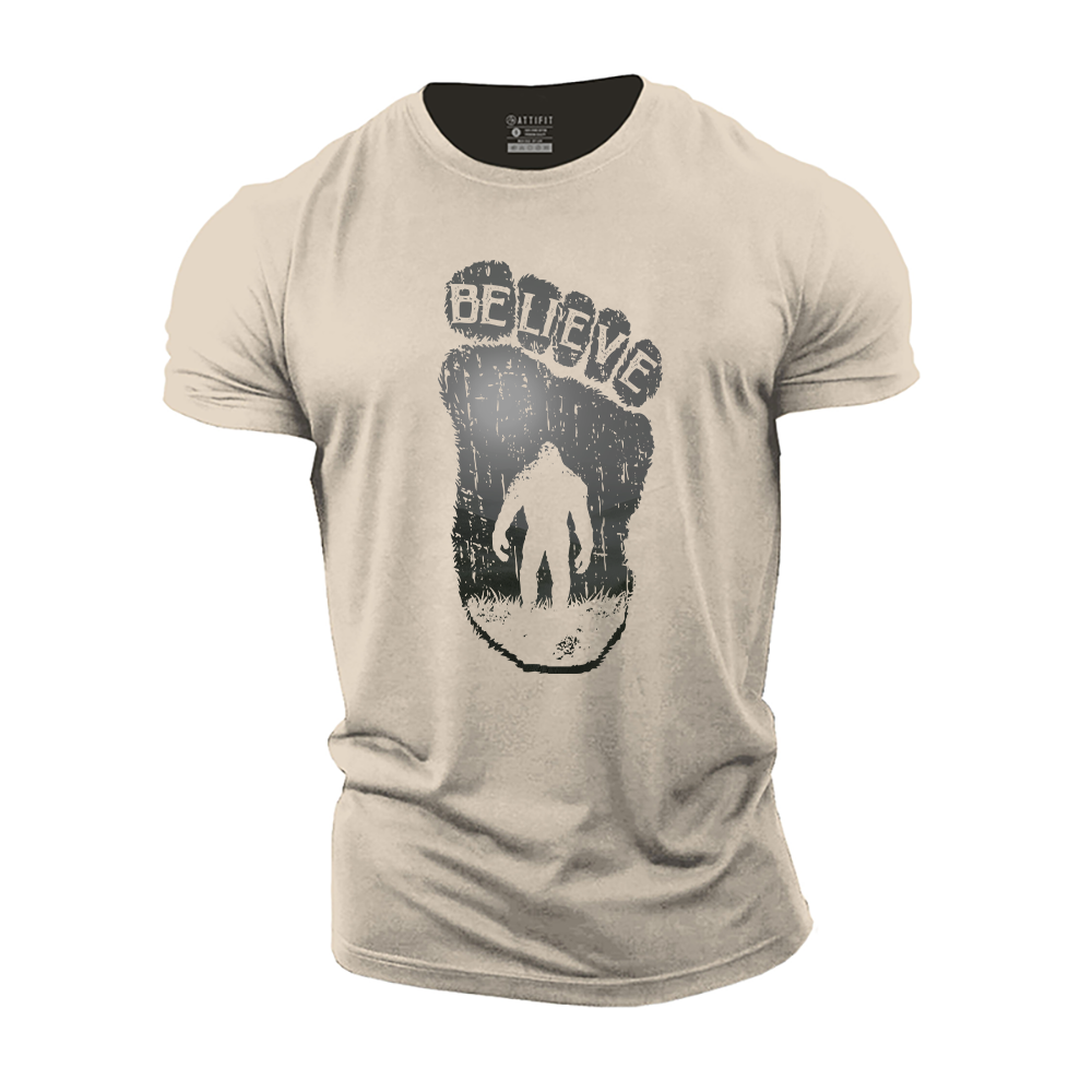Bigfoot Believe Cotton T-Shirt