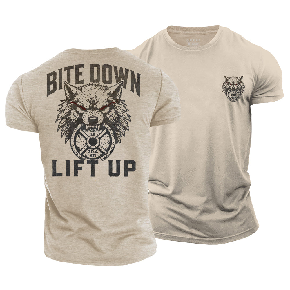 Lift like Wolf Cotton T-Shirt