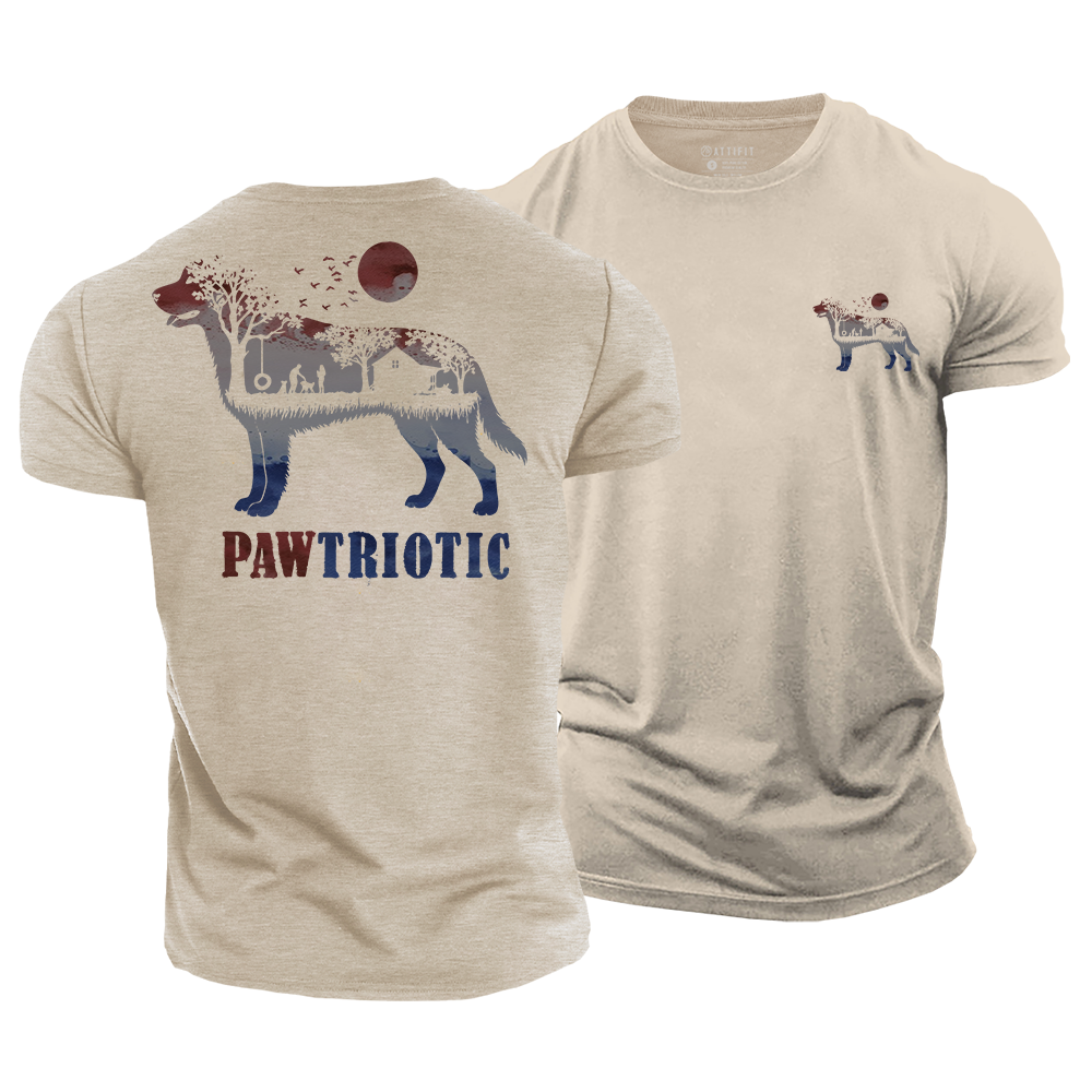 Pawtriotic Cotton T-Shirt