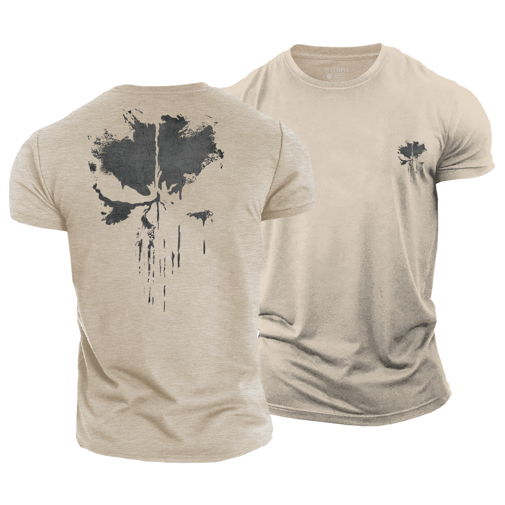 Skull Warrior Cotton T-Shirt