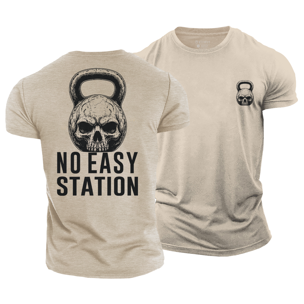 No Easy Stations Cotton T-Shirt