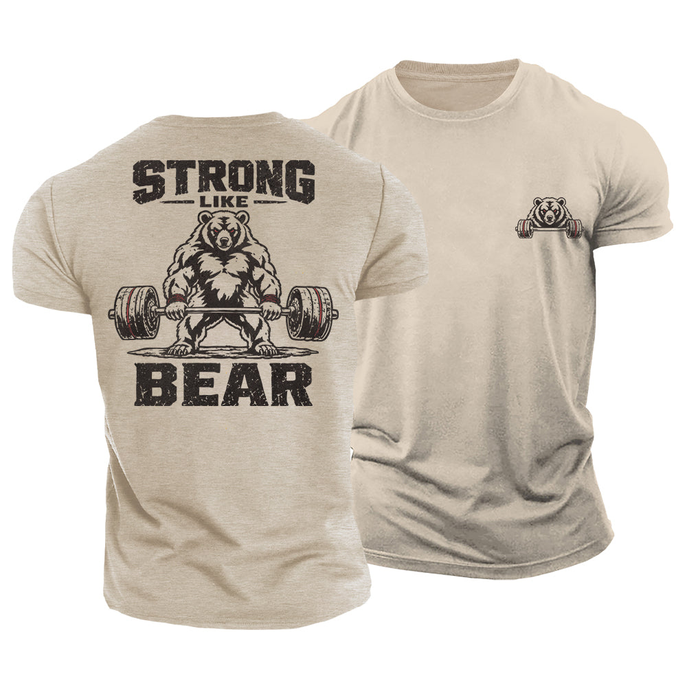 Bear Power Cotton T-Shirt