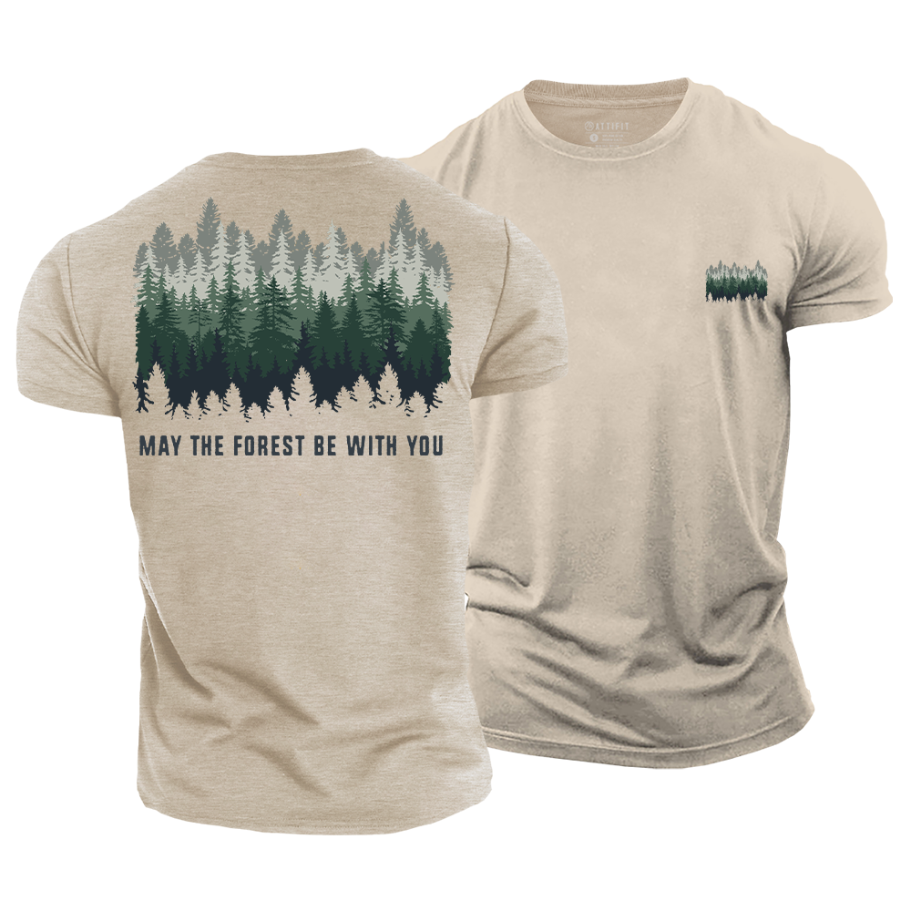 May the Forest Be with You Cotton T-Shirt