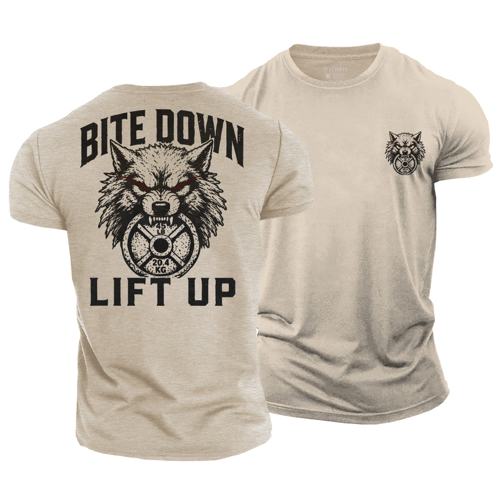 Lift like Wolf Cotton T-Shirt