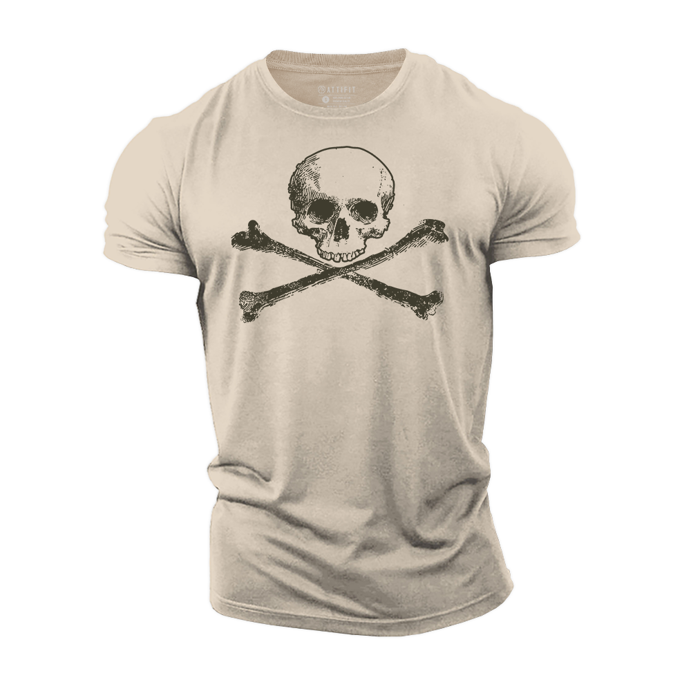 Skull Bones Cotton T-Shirt