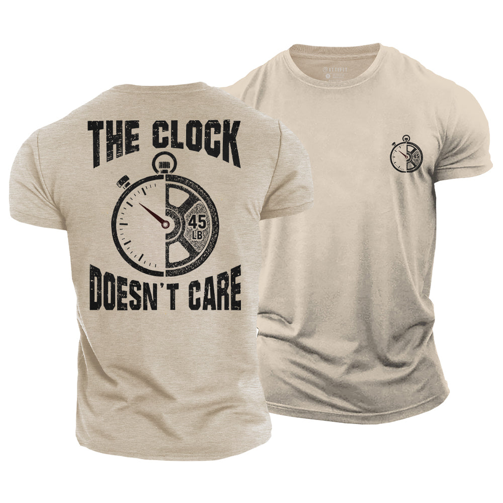 Discipline Beats Time Cotton T-Shirt