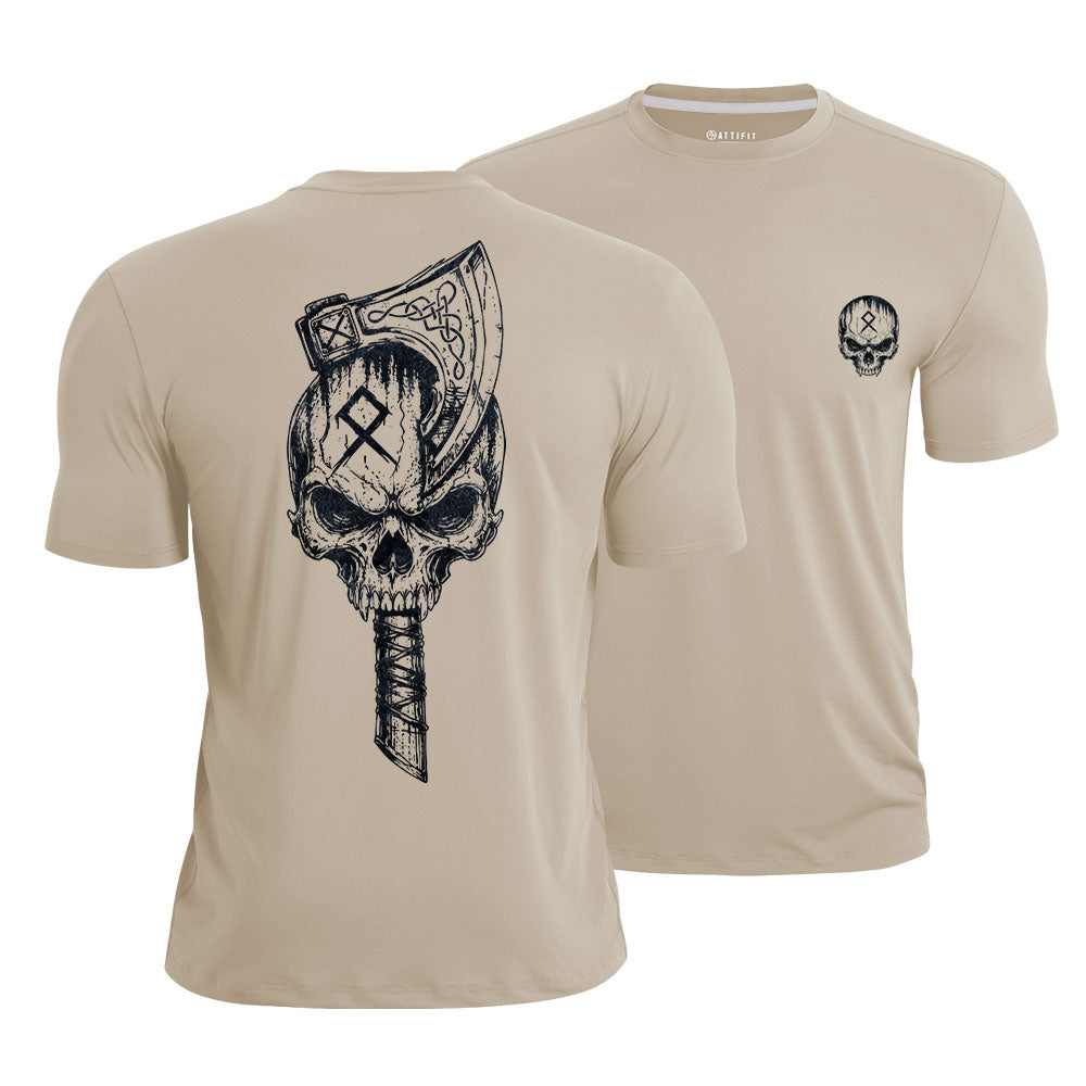 Skull Axe Quick-Dry T-Shirt