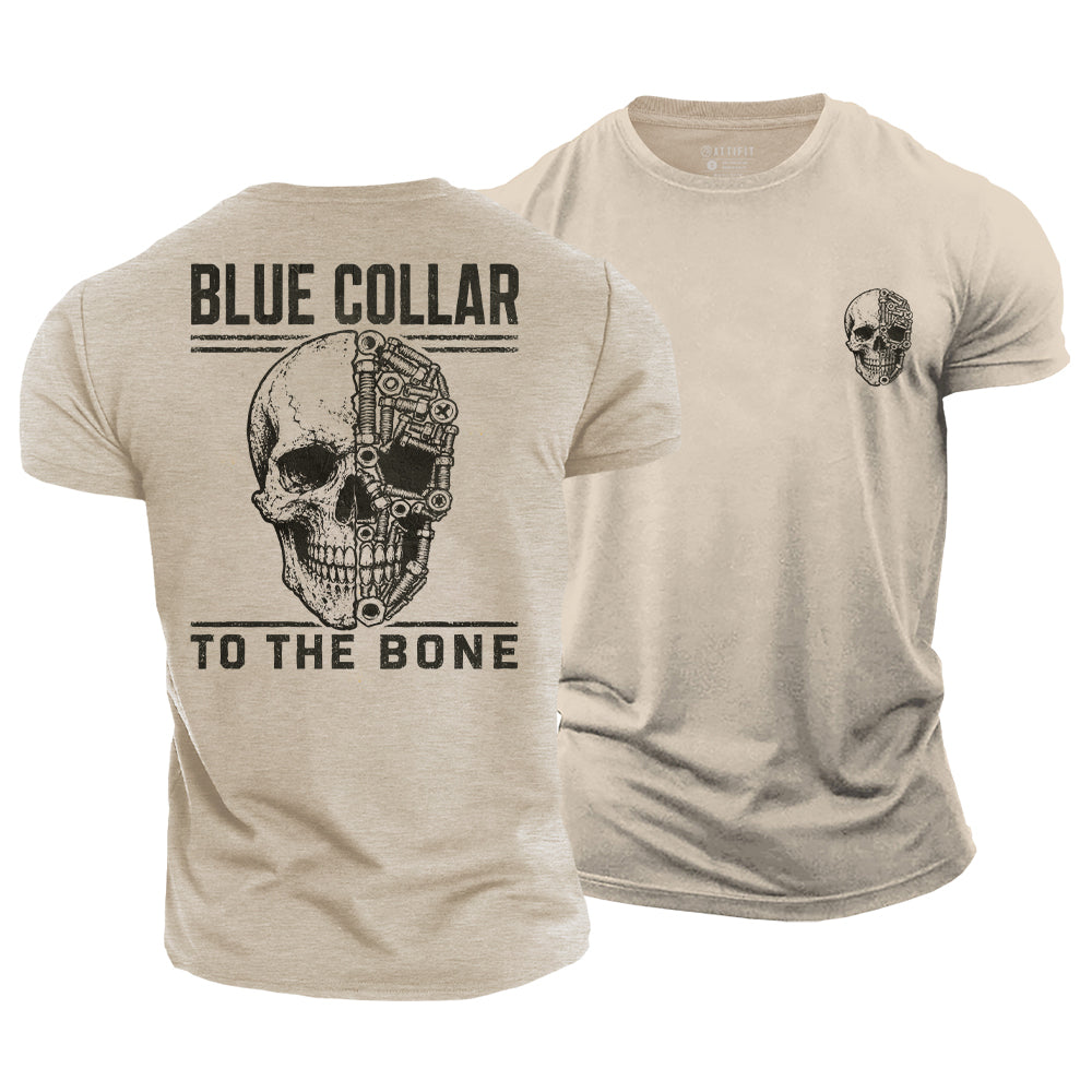Built Blue Collar Cotton T-Shirt