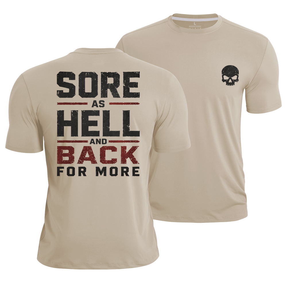 Sore Gym Skull Quick-Dry T-Shirt