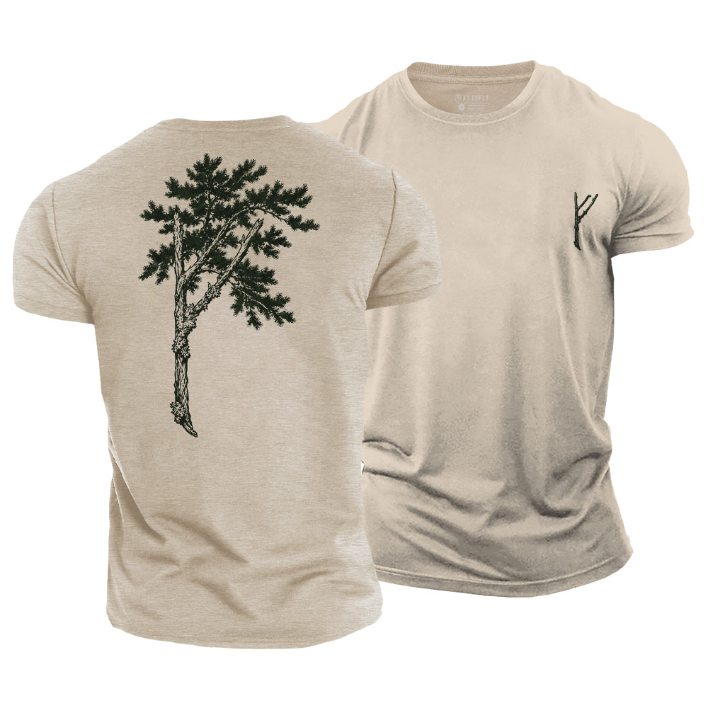 Viking Fehu Runes Cotton T-Shirt