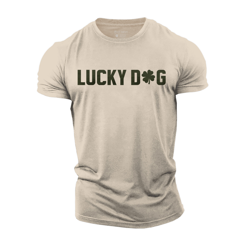 Good Luck Dog Cotton T-Shirt