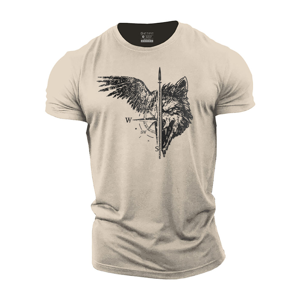 Wolf Wings Cotton T-Shirt
