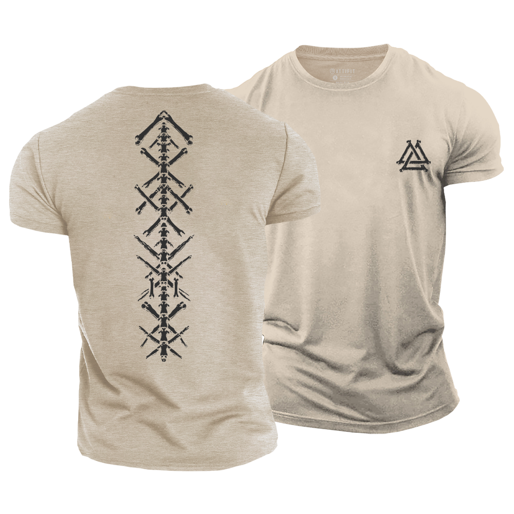Runes of Strength Cotton T-Shirt
