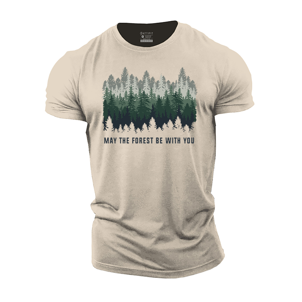 May the Forest Be with You Cotton T-Shirt