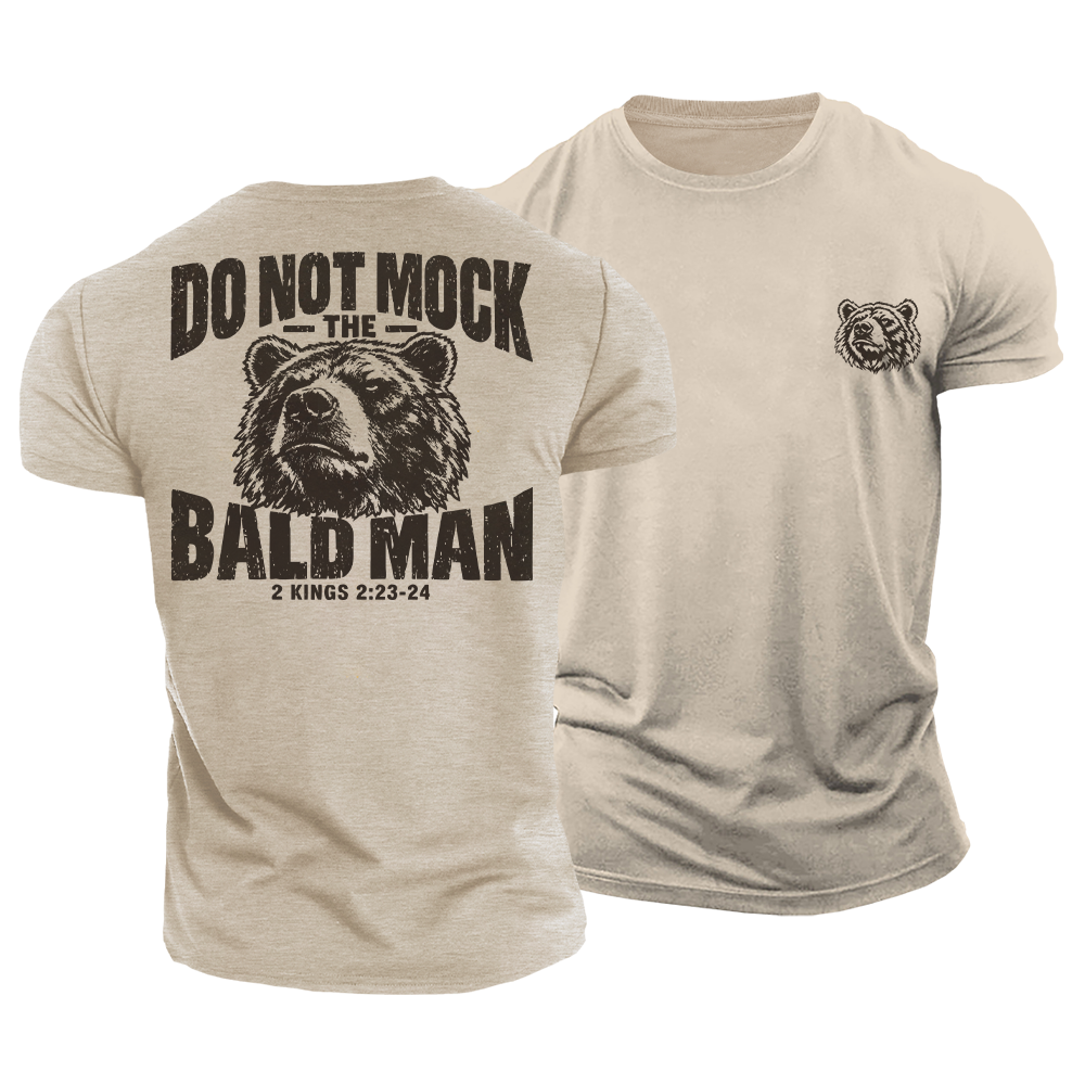 Respect the Bald Man Cotton T-Shirt