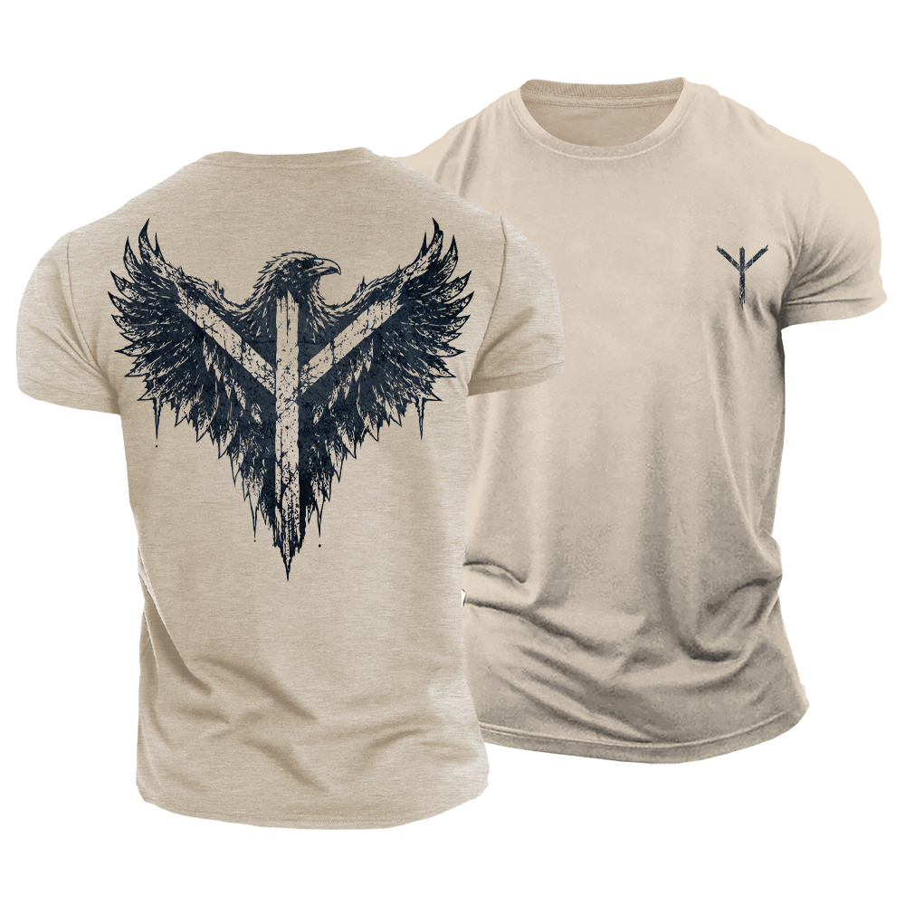 Viking Symbol Cotton T-Shirt