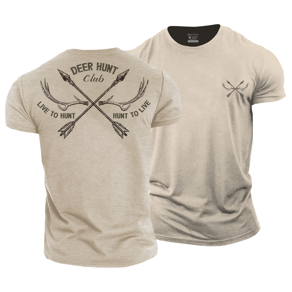 Deer Hunt Club Cotton T-Shirt