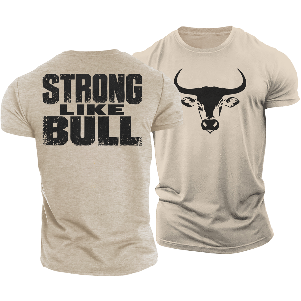 Bull Strength Cotton T-Shirt