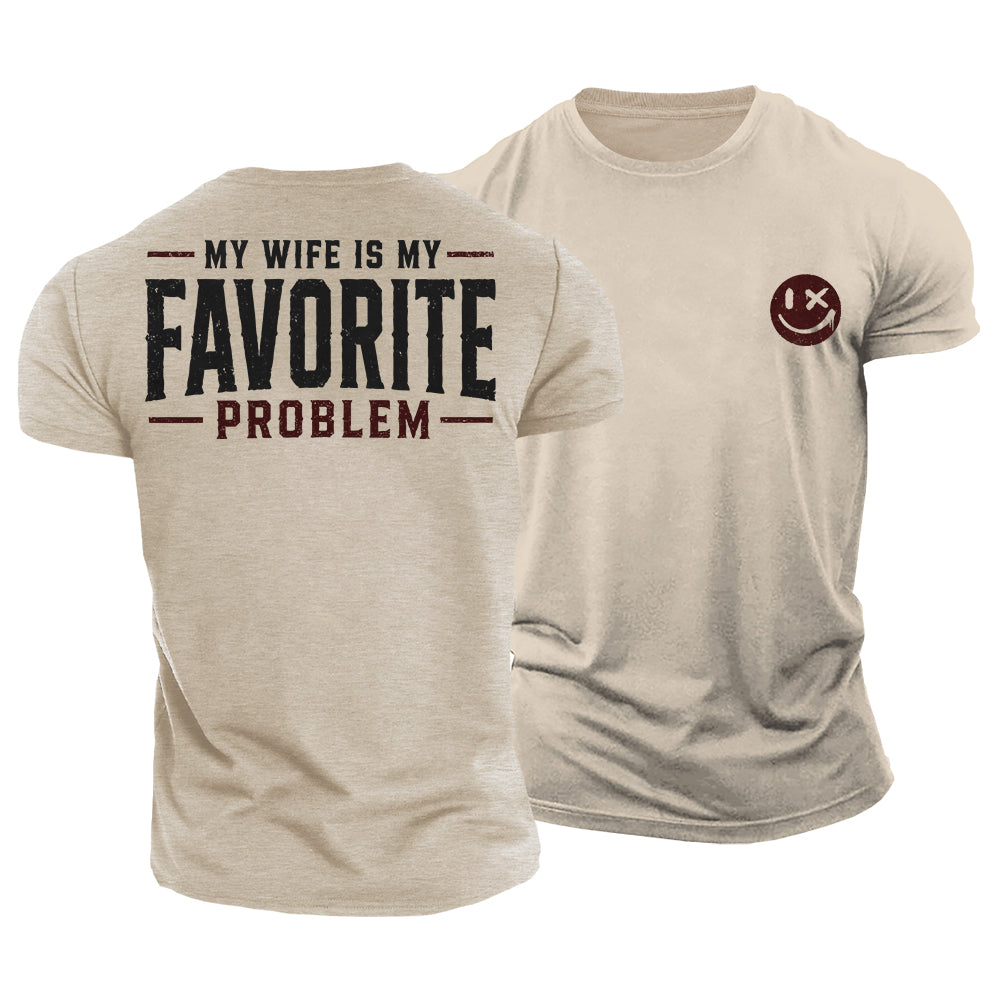 Marriage Humor Cotton T-Shirt