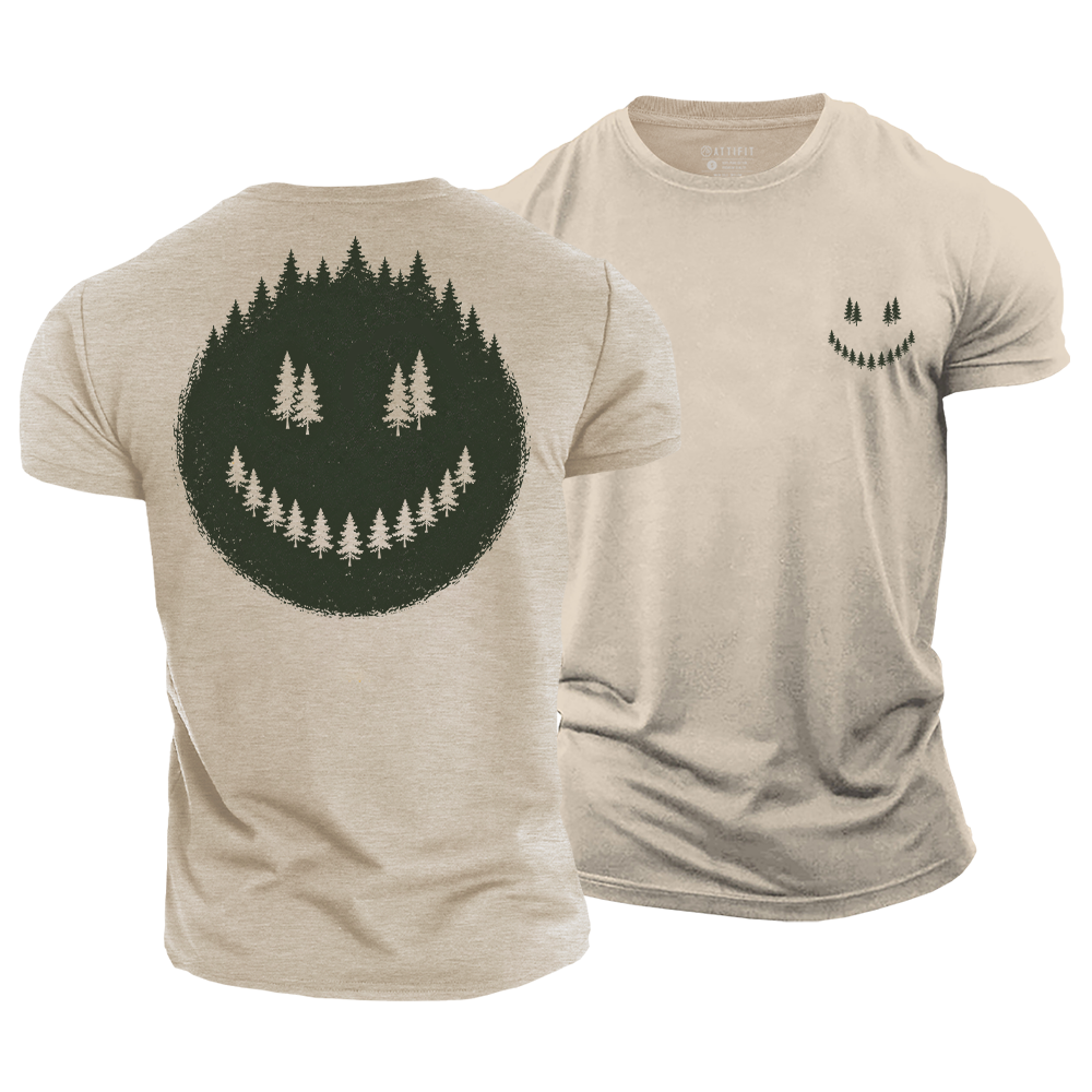 Forest Smile Adventure Cotton T-Shirt