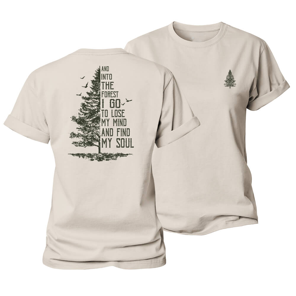 Find Soul In Forest Women's Cotton T-Shirt