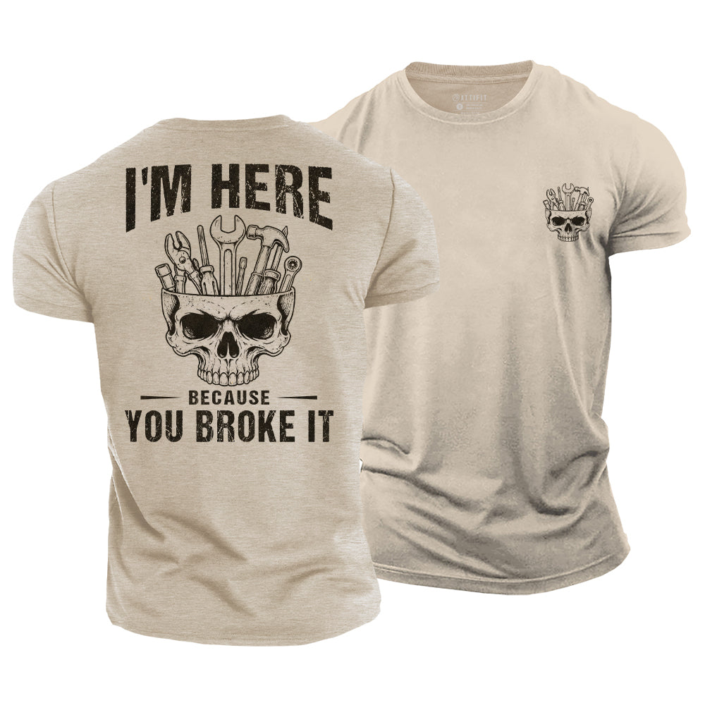 Tools Before Excuses Cotton T-Shirt