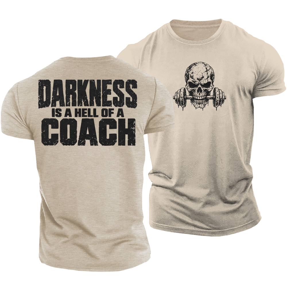 Darkness Is My Coach Cotton T-Shirt