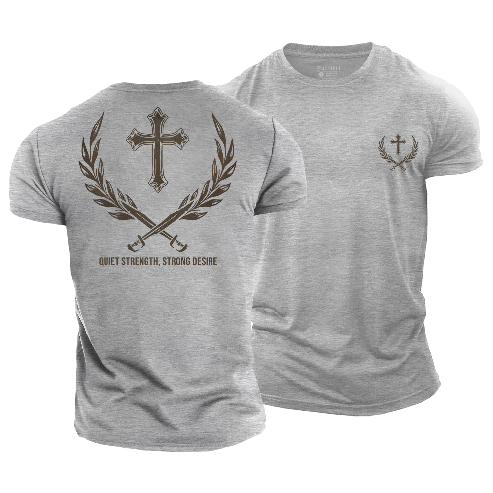 Quiet Strength, Strong Desire Cotton T-Shirt