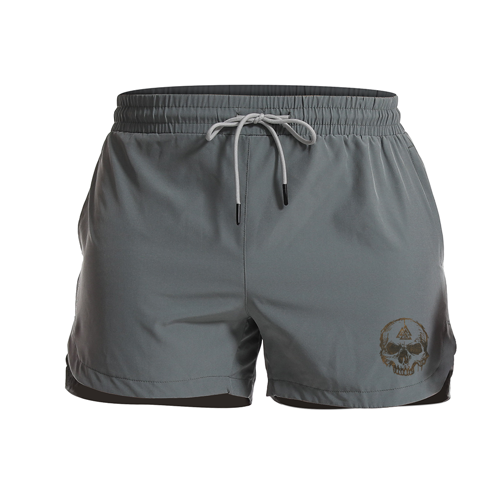 Valknut Skull 5-Inch Quick-Dry Shorts