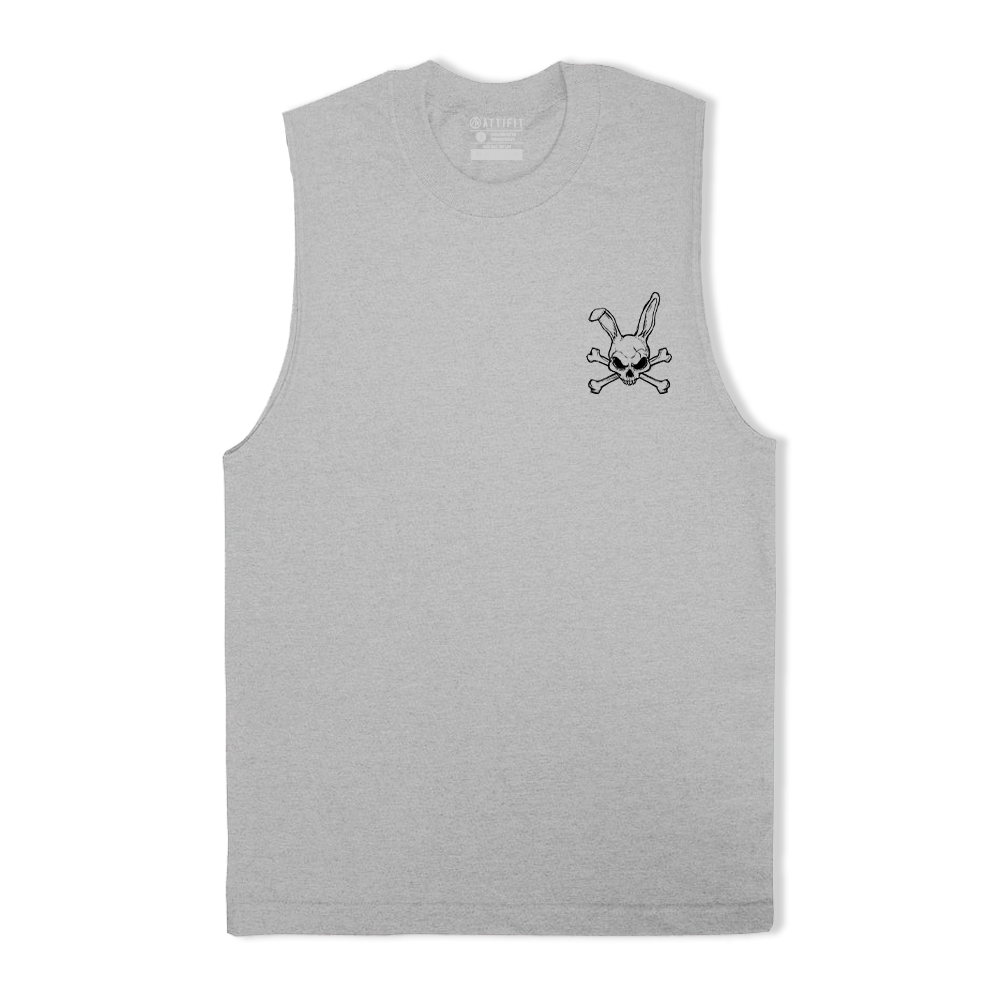 Skeleton Rabbit Smiley Tank Top