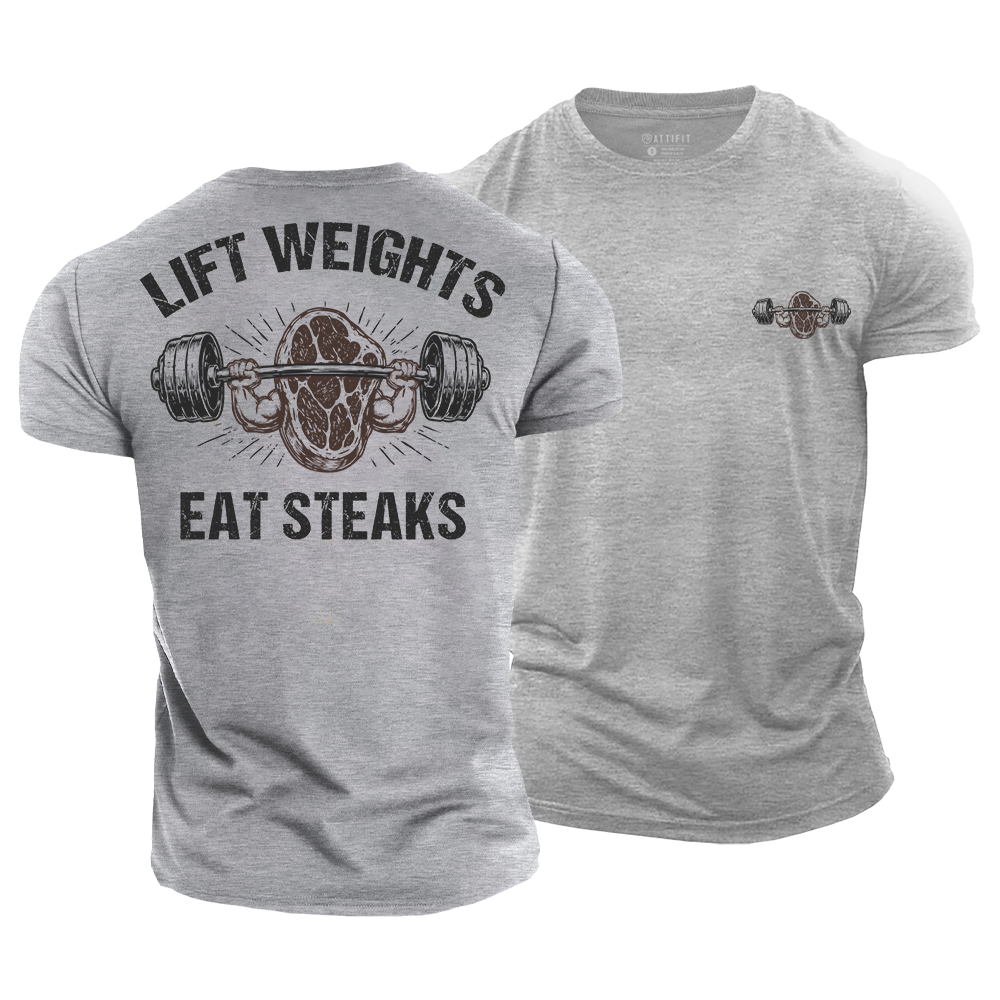 Steak and Strength Cotton T-Shirt