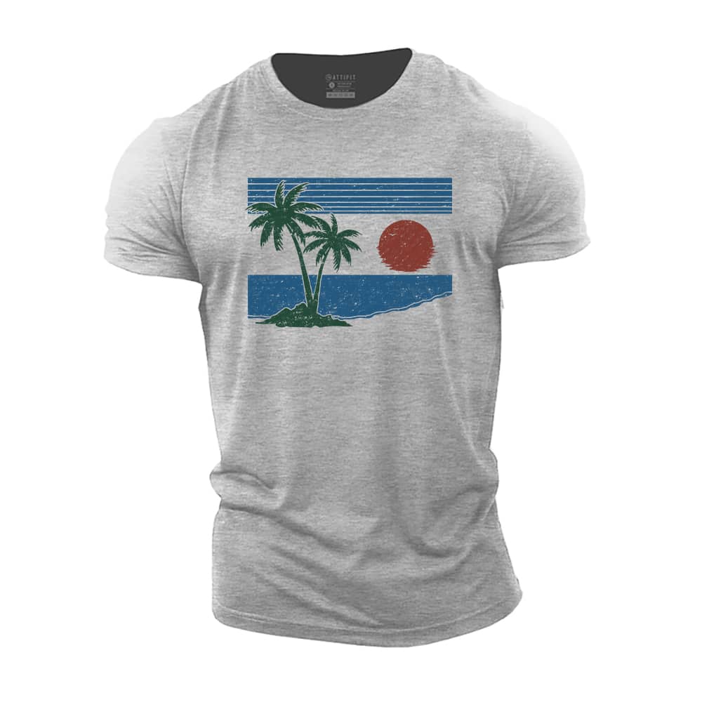 Coast Sunrise Cotton T-Shirt
