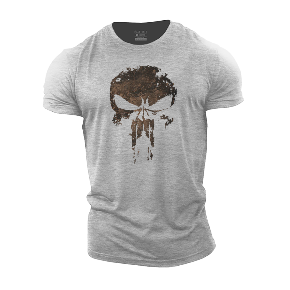 Skull Warrior Cotton T-Shirt